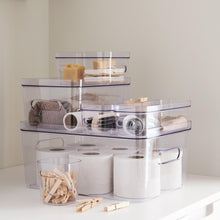 Load image into Gallery viewer, SmartStore BPA Free Compact Clear Lid For Storage Bin Container, Size S