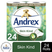 Load image into Gallery viewer, Andrex Toilet Roll Skin Kind, Gentle Clean, Classic or Supreme Quilts, 24 Rolls