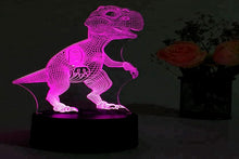 Load image into Gallery viewer, Colour Changing 3D Dinosaur Night Light