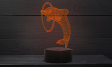 Load image into Gallery viewer, Colour Changing 3D Dolphin Night Light