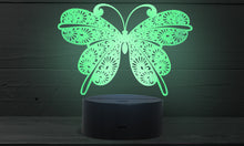 Load image into Gallery viewer, Colour Changing 3D Butterfly Night Light