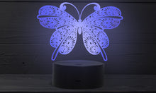 Load image into Gallery viewer, Colour Changing 3D Butterfly Night Light