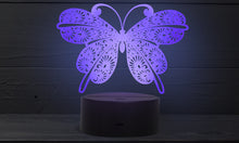 Load image into Gallery viewer, Colour Changing 3D Butterfly Night Light