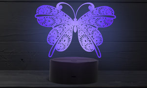 Colour Changing 3D Butterfly Night Light