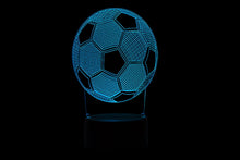 Load image into Gallery viewer, Colour Changing 3D FOOTBALL Night Light