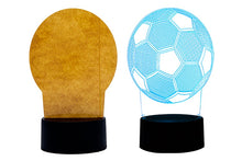 Load image into Gallery viewer, Colour Changing 3D FOOTBALL Night Light