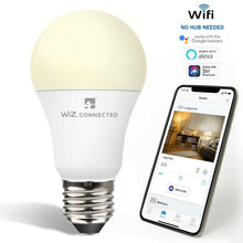 Load image into Gallery viewer, WiZ LED A60 Smart Bulb Wifi ES (E27) Warm White &amp; Dimmable