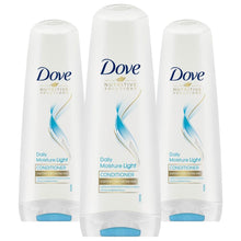 Load image into Gallery viewer, Dove Daily Moisture Light 3x Shampoo, 400ml &amp; 3x Conditioner 350ml For Fine Hair