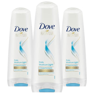 Dove Daily Moisture Light 3x Shampoo, 400ml & 3x Conditioner 350ml For Fine Hair