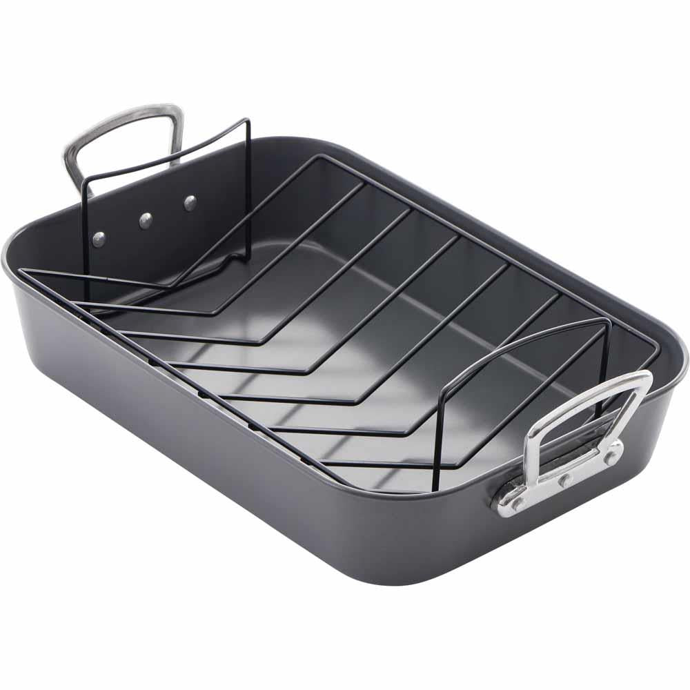 Prochef 15inch Roaster with V Shape Rack 0.8MM – Avant Garde Brands