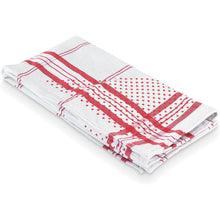 Load image into Gallery viewer, Polder Grip-Dry Dish Towel with Rubber Dots for Secure Drying &amp; Hand Pockets Red