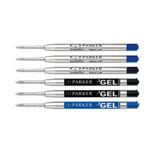 Load image into Gallery viewer, Parker Jotter Ballpoint Pens Discovery Pk: 3 Quink flow Refills &amp; 3 Gel Refills