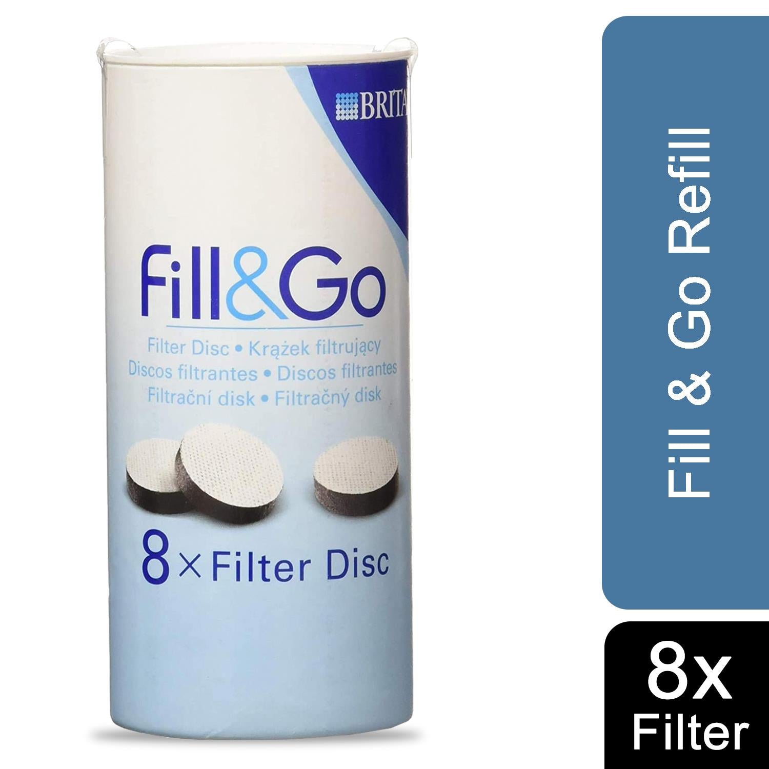 BRITA Fill&Go Filter Disks 8-pack