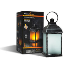 Load image into Gallery viewer, PMS Antique Dancing Flame Effect Battery Powered Garden LED 8.5" Lantern