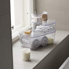Load image into Gallery viewer, SmartStore Compact Clear Modular Storage Bin Container For Kitchen, XS