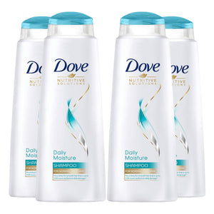 4pk of 400ml Dove Nutritive Solutions Daily Moisture Shampoo for Everyday Use