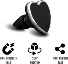 Load image into Gallery viewer, Car Vent Universal Dock Station Magnetic Car Phone Holder Heart Space Grey