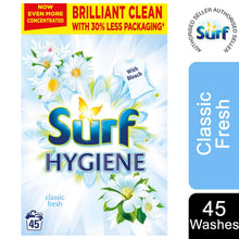 Load image into Gallery viewer, 90W(45wx2) Surf Washing Powder with 85W Comfort  Intense Pure Fabric Conditioner