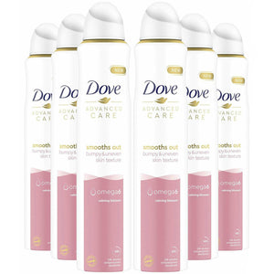 6xof200ml Dove Advanced Care Anti-Perspirant Deodorant, Choose Your Fragrance