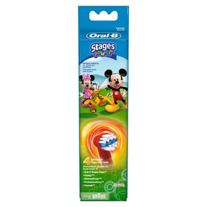 Oral-B Stages Power Kids Toothbrush Replacement, 4 Refills (Assorted)