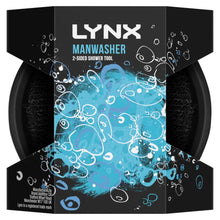 Load image into Gallery viewer, 6 Pack of Lynx Manwasher 2-Sided Shower Tool For A Better Clean &amp; Smell Ready