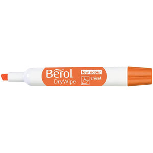 Berol Whiteboard Marker Dry Wipe Medium Chisel Tip Assorted Inks 96 Pack