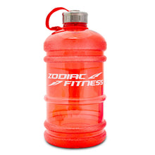 Load image into Gallery viewer, Zodiak Fitness 2.2L BPA Free Sport Water Bottle - Red