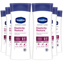 Load image into Gallery viewer, 6x400ml Vaseline ExpertCare Instant DrySkin Rescue or Elasticity Restore Lotion