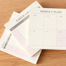 Load image into Gallery viewer, Haven Weekly Planner List Pad for Tasks, Goals, Notes, Meals &amp; Reminders