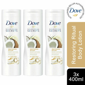 3x400ml or 6x400ml Dove Nourishment Body Lotion For All Skin Types
