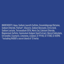 Load image into Gallery viewer, 6x750ml Radox Mineral Therapy Feel Awake 2-in-1 XXL Men&#39;s ShowerGel &amp;Shampoo