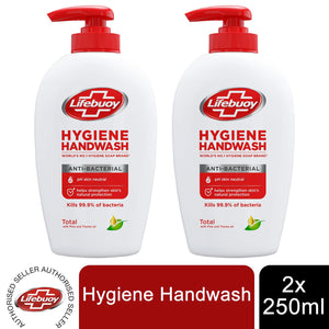 2pk of 250ml Lifebuoy Pine and Thyme Oil Anti-bac Hygiene Handwash, 250ml
