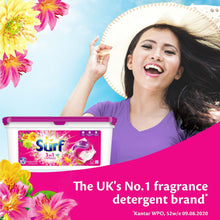 Load image into Gallery viewer, Surf Concentrated Tropical Lily &amp; Ylang-Ylang 3in1 Washing Capsules 679g, 32W