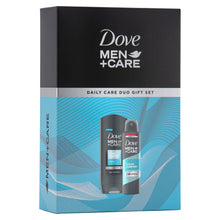 Load image into Gallery viewer, Dove Men+Care Daily Care Duo Gift Set For him, Body Wash 250ml &amp; Deo 150ml