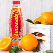 Load image into Gallery viewer, 12 Pack of 900ml Lucozade Original Energy Drink Powered By Glucose