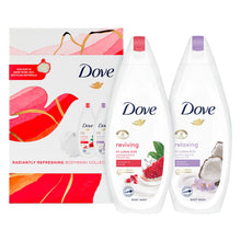 Load image into Gallery viewer, Dove Radiantly Refreshing BodyWash Collection 2pcs+ShowerPuff Gift Set For her
