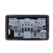 Load image into Gallery viewer, Schneider Electric Lisse Screwless Double Socket USB Ports 13A - Satin Brass