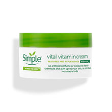 Load image into Gallery viewer, 6 x 50ml Simple Kind to Skin Vital Vitamin Night Cream for Sensitive Skin