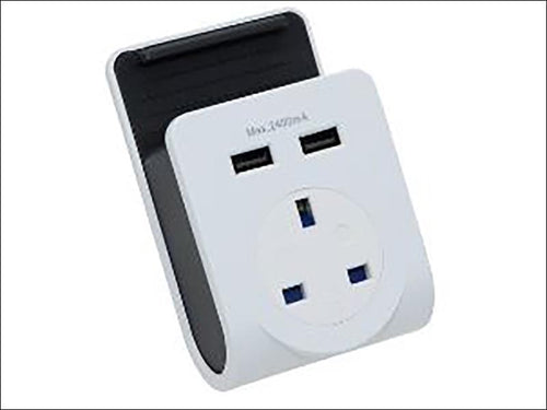 Power Adaptor 2 x USB Charger outlet (2.4A)