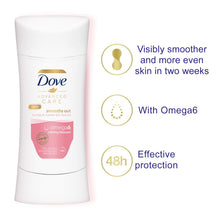 Load image into Gallery viewer, 3pk of 62ml Dove Advanced care Smooths Out with Omega6 Calming Blossom Stick