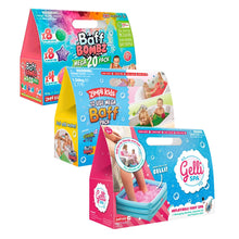 Load image into Gallery viewer, Mega Baff Pack Baff Bombz Gelli Spa Messy Sensory Play Bath Bundle for Kids