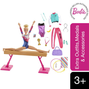 Barbie® Gymnast Playset, Dolls with Accessories
