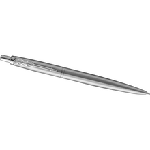 Load image into Gallery viewer, Parker Jotter Ballpoint Pen Monochrome Stainless Medium Nib Blue Ink XL Gift Box