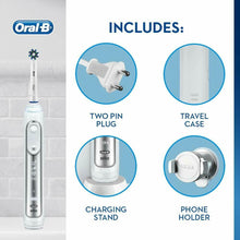 Load image into Gallery viewer, Oral-B Genius 8000 Rechargeable Electric Deep Clean Silver Toothbrush