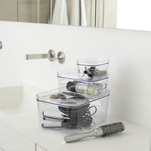 Load image into Gallery viewer, SmartStore Compact Clear Modular Storage Bin Container For Kitchen, XS