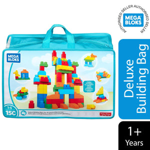 Mega Bloks First Builders Deluxe Building Construction Bag with 150 Colours