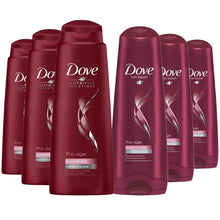 Load image into Gallery viewer, Dove Nutritive Solutions Pro-Age 3x Shampoo 400ml &amp; 3xConditioner 350ml