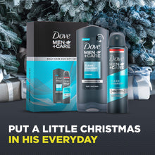 Load image into Gallery viewer, Dove Men+Care Daily Care Duo Gift Set For him, Body Wash 250ml &amp; Deo 150ml