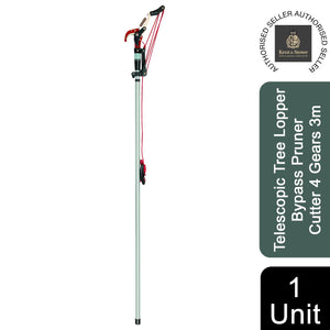 Kent & Stowe Telescopic Tree Lopper Bypass Pruner Cutter 4 Gears 3m