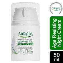 Load image into Gallery viewer, Simple Regeneration Age Resisting Night Cream, Day Cream, and Facial Wash
